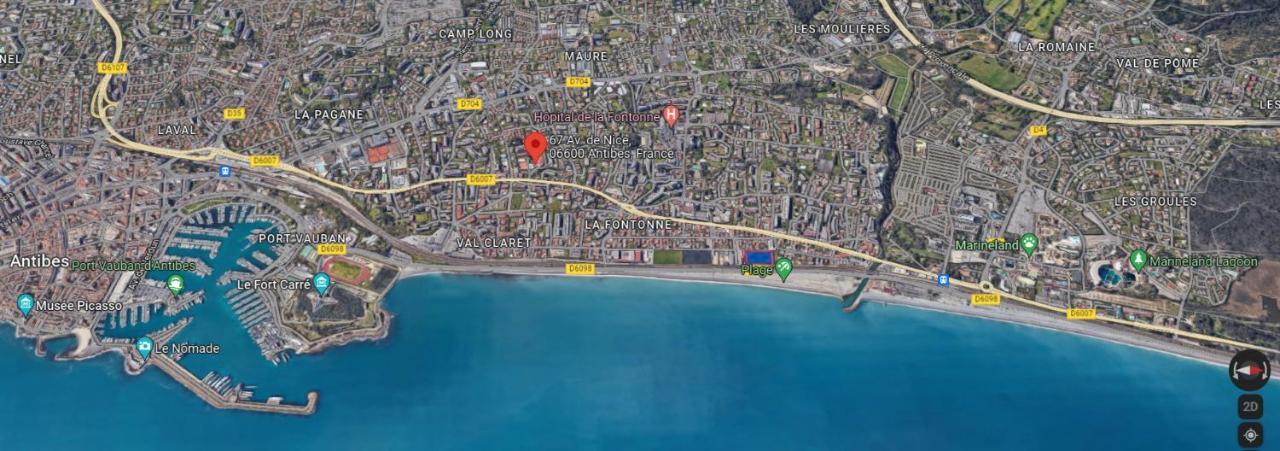 Antibes Secured Parc Velusine With Private Parking, Terrace, Pools And Tennis Courts. エクステリア 写真