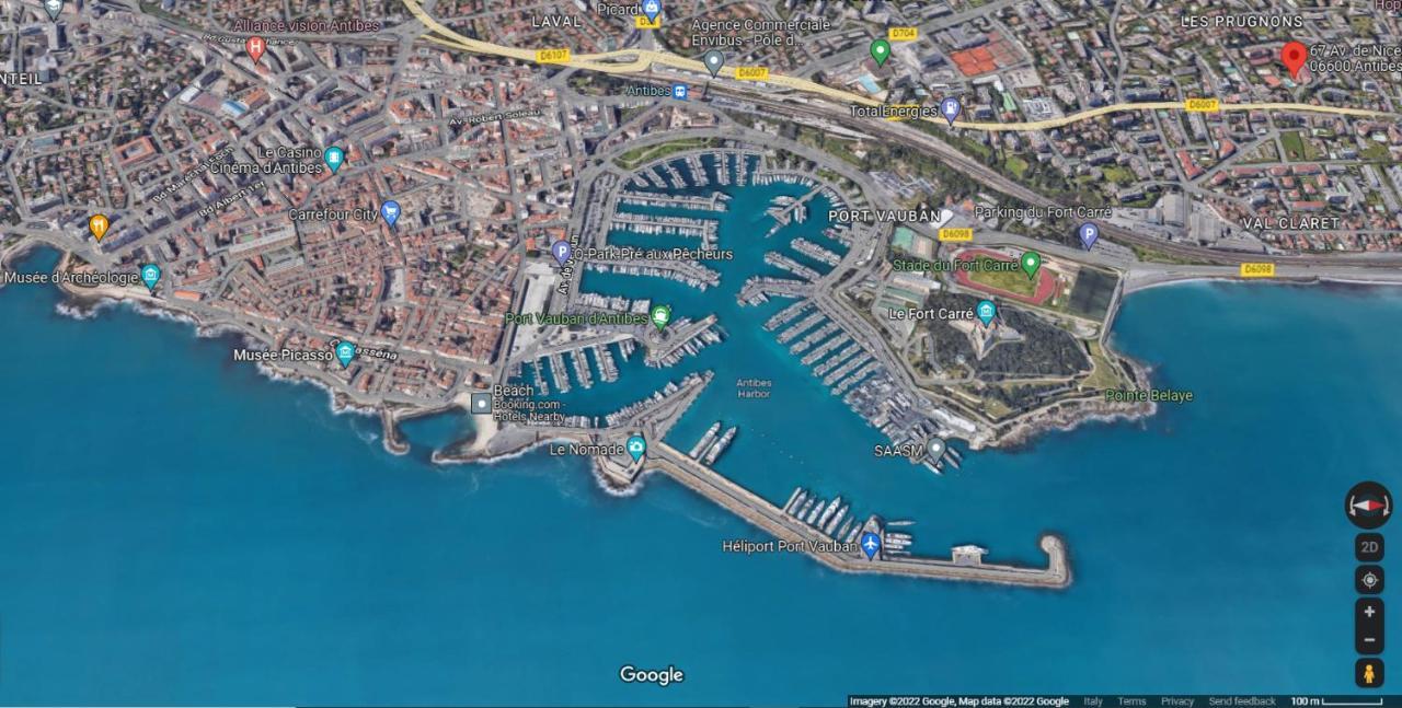 Antibes Secured Parc Velusine With Private Parking, Terrace, Pools And Tennis Courts. エクステリア 写真
